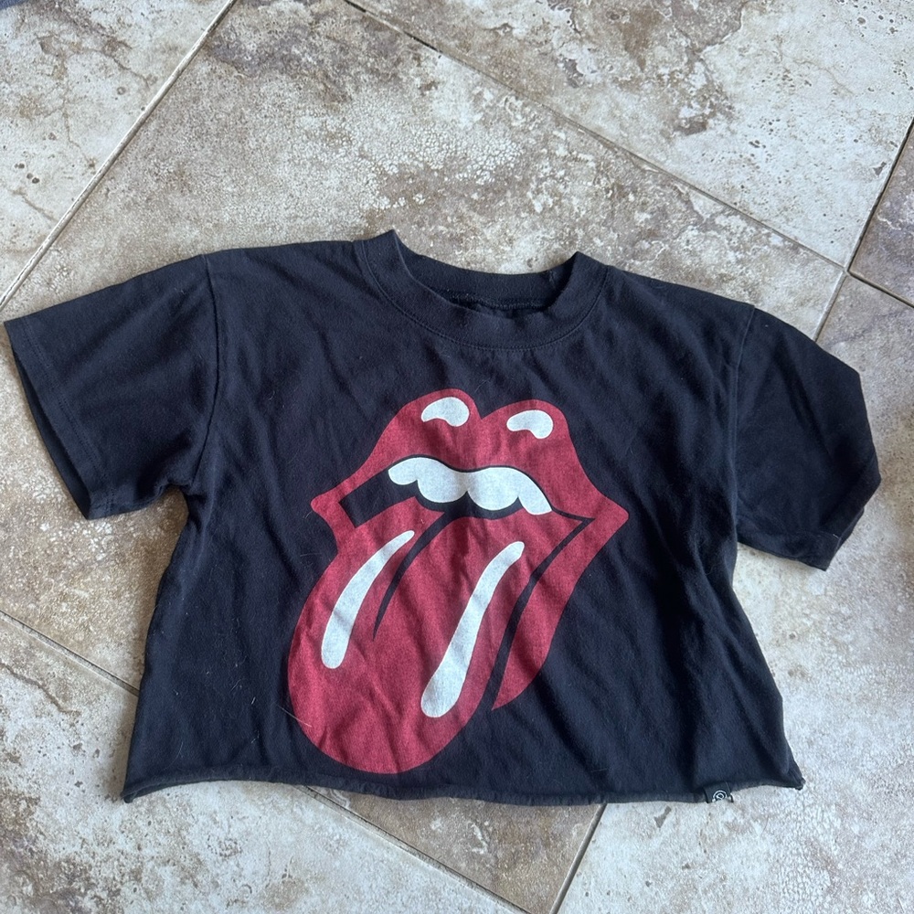 Kids Black Graphic Tee